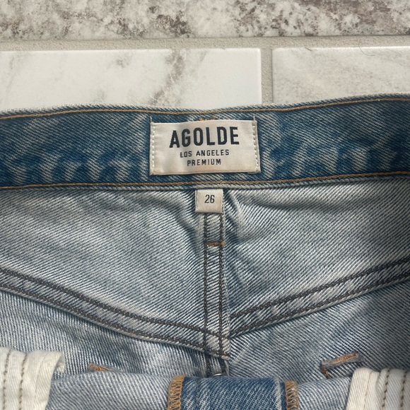 AGOLDE Parker Vintage Cut Off Short in Swapmeet 26 - Picture 5 of 6
